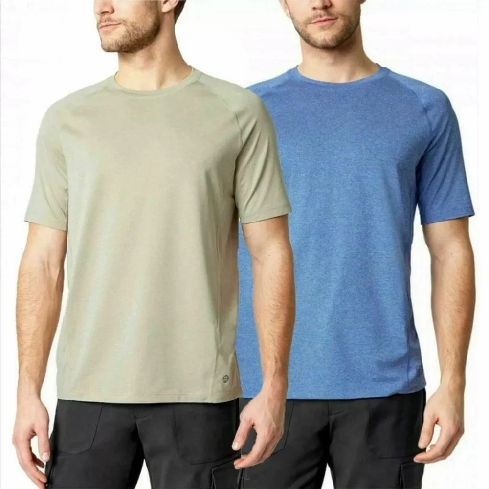Mondetta Outdoor Project Men's 2 Pack Short Sleeve The Evolution Tees, Large - Picture 1 of 5